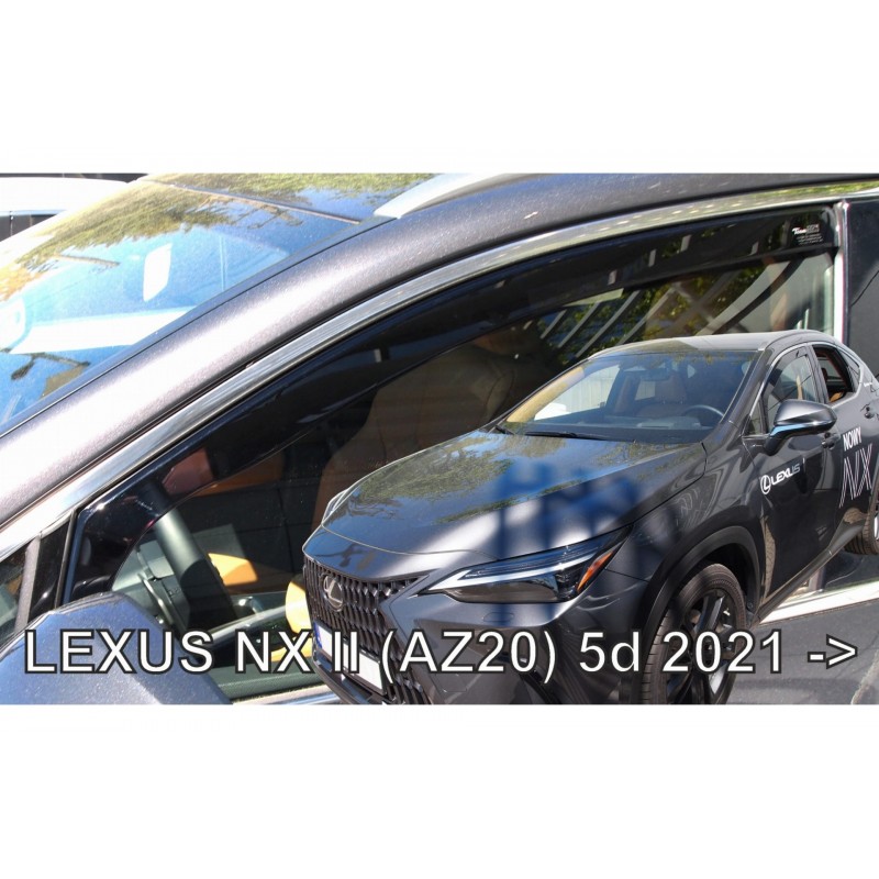 LEXUS NX (AZ20) 5D 2021+​  ΖΕΥΓΑΡΙ ΑΝΕΜΟΘΡΑΥΣΤΕΣ ΑΠΟ ΕΥΚΑΜΠΤΟ ΦΙΜΕ ΠΛΑΣΤΙΚΟ HEKO - 2 ΤΕΜ.