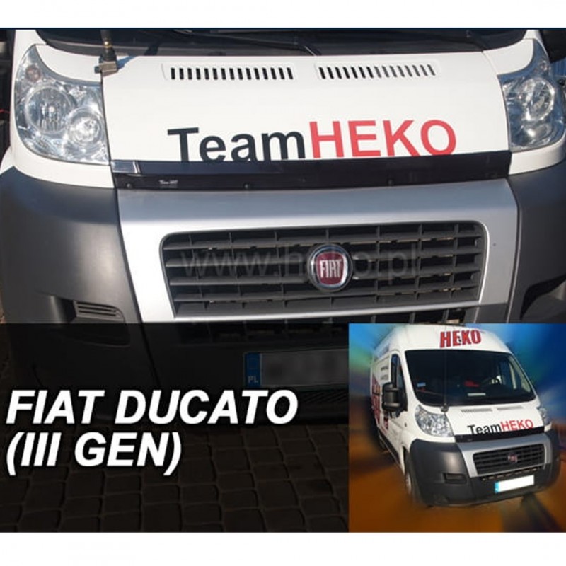 PEUGEOT BOXER / FIAT DUCATO / CITROEN JUMPER 2006-2014 ΑΝΕΜΟΘΡΑΥΣΤΗΣ ΚΑΠΩ ΑΥΤΟΚΙΝΗΤΟΥ ΑΠΟ ΕΥΚΑΜΠΤΟ ΦΙΜΕ ΠΛΑΣΤΙΚΟ HEKO - 1 ΤΕΜ.