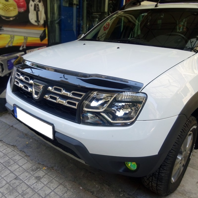 DACIA DUSTER 2010-2018 ΑΝΕΜΟΘΡΑΥΣΤΗΣ ΚΑΠΩ ΑΥΤΟΚΙΝΗΤΟΥ ΑΠΟ ΕΥΚΑΜΠΤΟ ΦΙΜΕ ΠΛΑΣΤΙΚΟ HEKO - 1 ΤΕΜ.