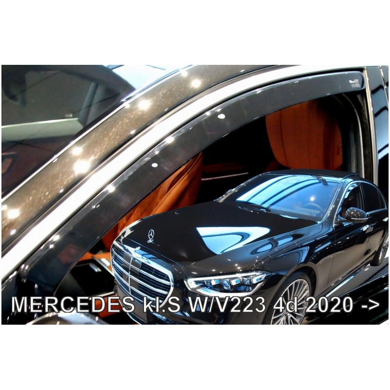 MERCEDES S W223 /V223 4D 2020+ ΖΕΥΓΑΡΙ ΑΝΕΜΟΘΡΑΥΣΤΕΣ ΑΠΟ ΕΥΚΑΜΠΤΟ ΦΙΜΕ ΠΛΑΣΤΙΚΟ HEKO - 2 ΤΕΜ.