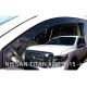 NISSAN TITAN 4D 2015+ ΖΕΥΓΑΡΙ ΑΝΕΜΟΘΡΑΥΣΤΕΣ ΑΠΟ ΕΥΚΑΜΠΤΟ ΦΙΜΕ ΠΛΑΣΤΙΚΟ HEKO - 2 ΤΕΜ.