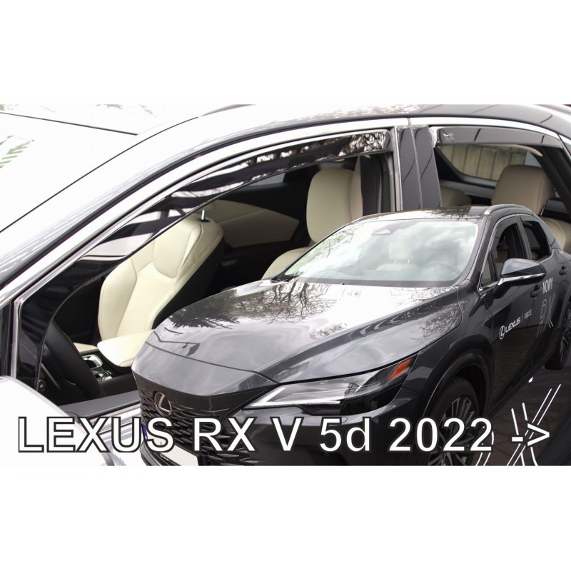 LEXUS RX V 5D 2022+​ ΣΕΤ ΑΝΕΜΟΘΡΑΥΣΤΕΣ ΑΥΤΟΚΙΝΗΤΟΥ ΑΠΟ ΕΥΚΑΜΠΤΟ ΦΙΜΕ ΠΛΑΣΤΙΚΟ HEKO - 4 ΤΕΜ.