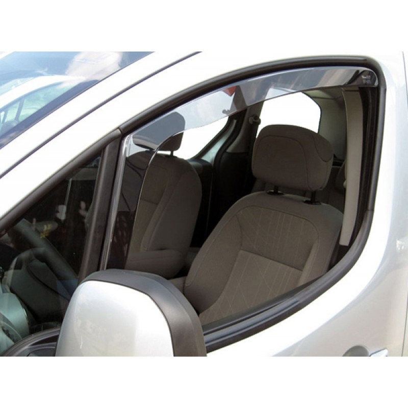ΑΝΕΜΟΘΡΑΥΣΤΕΣ ΓΙΑ PEUGEOT 308 II 5D 2013+ ΖΕΥΓΑΡΙ ΑΠΟ ΕΥΚΑΜΠΤΟ ΦΙΜΕ ΠΛΑΣΤΙΚΟ HEKO - 2 ΤΕΜ.