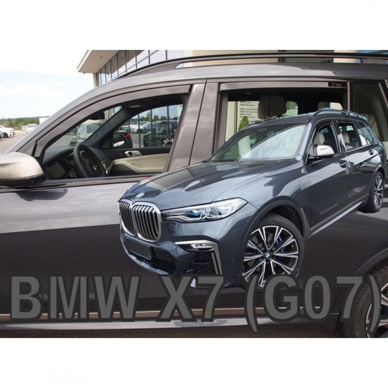 BMW X7 G07 5D 2018+ ΣΕΤ ΑΝΕΜΟΘΡΑΥΣΤΕΣ ΑΥΤΟΚΙΝΗΤΟΥ ΑΠΟ ΕΥΚΑΜΠΤΟ ΦΙΜΕ ΠΛΑΣΤΙΚΟ HEKO - 4 ΤΕΜ.