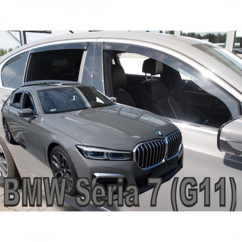 BMW 7 G11 4D 2015+ ΣΕΤ ΑΝΕΜΟΘΡΑΥΣΤΕΣ ΑΥΤΟΚΙΝΗΤΟΥ ΑΠΟ ΕΥΚΑΜΠΤΟ ΦΙΜΕ ΠΛΑΣΤΙΚΟ HEKO - 4 ΤΕΜ.