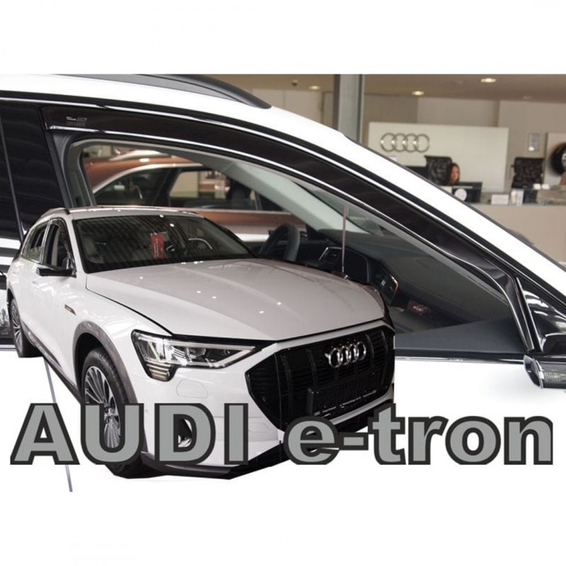 AUDI E-TRON 5D 2018+ ΖΕΥΓΑΡΙ ΑΝΕΜΟΘΡΑΥΣΤΕΣ ΑΠΟ ΕΥΚΑΜΠΤΟ ΦΙΜΕ ΠΛΑΣΤΙΚΟ HEKO - 2 ΤΕΜ.