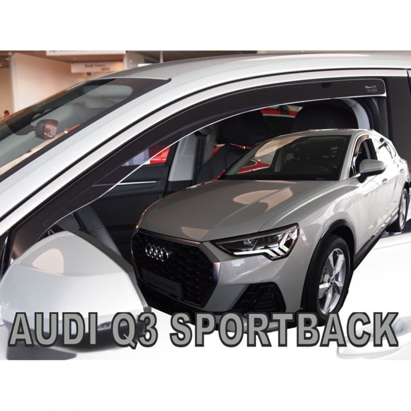 AUDI Q3 5D SPORTBACK 2020-2021 ΖΕΥΓΑΡΙ ΑΝΕΜΟΘΡΑΥΣΤΕΣ ΑΠΟ ΕΥΚΑΜΠΤΟ ΦΙΜΕ ΠΛΑΣΤΙΚΟ HEKO - 2 ΤΕΜ.