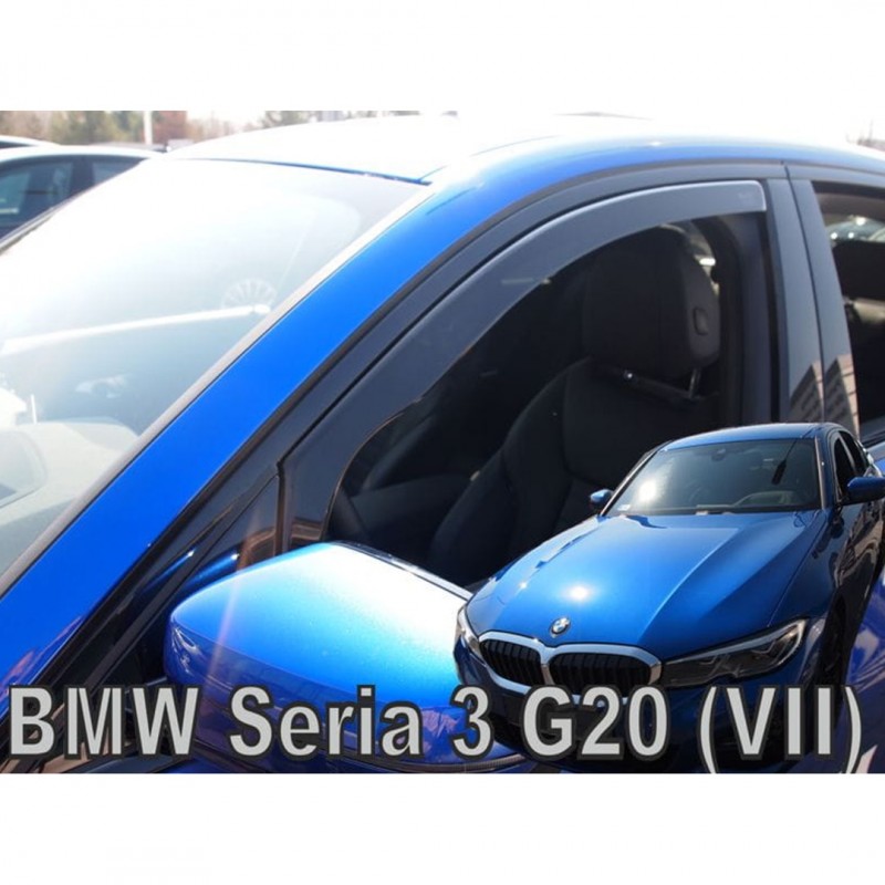 BMW 3 G20 / G21 4D/5D 2019-2021 ΖΕΥΓΑΡΙ ΑΝΕΜΟΘΡΑΥΣΤΕΣ ΑΠΟ ΕΥΚΑΜΠΤΟ ΦΙΜΕ ΠΛΑΣΤΙΚΟ HEKO - 2 ΤΕΜ.