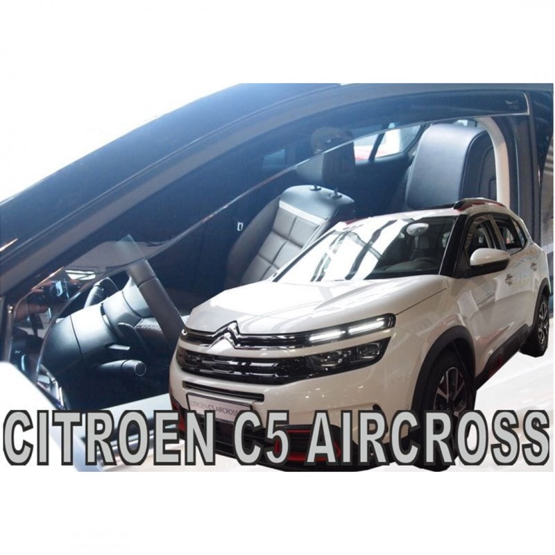 CITROEN C5 AIRCROSS 5D 2019-2021 ΖΕΥΓΑΡΙ ΑΝΕΜΟΘΡΑΥΣΤΕΣ ΑΠΟ ΕΥΚΑΜΠΤΟ ΦΙΜΕ ΠΛΑΣΤΙΚΟ HEKO - 2 ΤΕΜ.