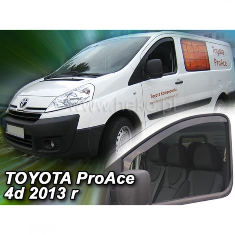 PEUGEOT EXPERT 02/2007+ / JUMPY 4D 2007+ / SCUDO 02/2007+ / PROACE 4D 2013+ ΖΕΥΓΑΡΙ ΑΝΕΜΟΘΡΑΥΣΤΕΣ ΑΠΟ ΕΥΚΑΜΠΤΟ ΦΙΜΕ ΠΛΑΣΤΙΚΟ HEKO - 2 ΤΕΜ.