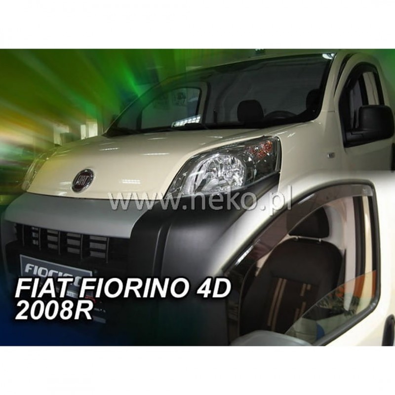 FIAT FIORINO / QUBO 4D/5D 2008-2020 / PEUGEOT BIPPER / CITROEN NEMO ΖΕΥΓΑΡΙ ΑΝΕΜΟΘΡΑΥΣΤΕΣ VAN ΑΠΟ ΕΥΚΑΜΠΤΟ ΦΙΜΕ ΠΛΑΣΤΙΚΟ HEKO - 2 ΤΕΜ.