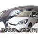 HONDA JAZZ 5D 2019+ ΖΕΥΓΑΡΙ ΑΝΕΜΟΘΡΑΥΣΤΕΣ ΑΠΟ ΕΥΚΑΜΠΤΟ ΦΙΜΕ ΠΛΑΣΤΙΚΟ HEKO - 2 ΤΕΜ.