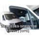 MERCEDES SPRINTER W907 2D 2018+ ΚΟΝΤΟ ΖΕΥΓΑΡΙ ΑΝΕΜΟΘΡΑΥΣΤΕΣ VAN ΑΠΟ ΕΥΚΑΜΠΤΟ ΦΙΜΕ ΠΛΑΣΤΙΚΟ HEKO - 2 ΤΕΜ.