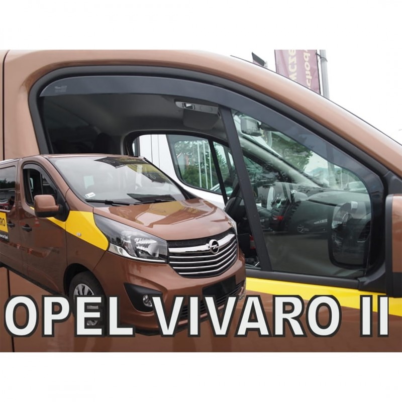 OPEL VIVARO II 2014+ / RENAULT TRAFIC III 2014+ / NISSAN NV300 2018+ ΖΕΥΓΑΡΙ ΑΝΕΜΟΘΡΑΥΣΤΕΣ ΑΥΤΟΚΙΝΗΤΟΥ ΑΠΟ ΕΥΚΑΜΠΤΟ ΦΙΜΕ ΠΛΑΣΤΙΚΟ HEKO - 2 ΤΕΜ.