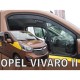 OPEL VIVARO II 2014+ / RENAULT TRAFIC III 2014+/ NISSAN NV300 2018+ - ΖΕΥΓΑΡΙ ΑΝΕΜΟΘΡΑΥΣΤΕΣ ΑΥΤΟΚΙΝΗΤΟΥ ΑΠΟ ΕΥΚΑΜΠΤΟ ΦΙΜΕ ΠΛΑΣΤΙΚΟ HEKO - 2 ΤΕΜ.