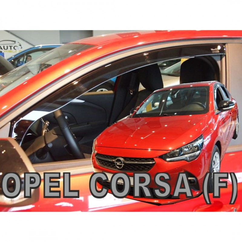 OPEL CORSA F 5D 2019+ / PEUGEOT 208 5D 2019+ ΖΕΥΓΑΡΙ ΑΝΕΜΟΘΡΑΥΣΤΕΣ ΑΠΟ ΕΥΚΑΜΠΤΟ ΦΙΜΕ ΠΛΑΣΤΙΚΟ HEKO - 2 ΤΕΜ.