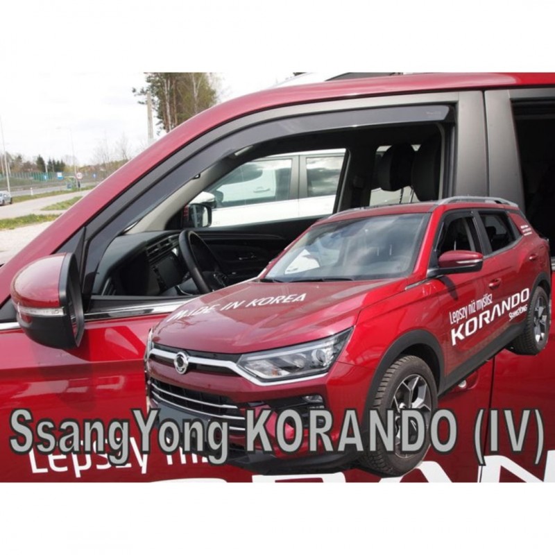 SSANGYONG KORANDO 5D 2019+ ΖΕΥΓΑΡΙ ΑΝΕΜΟΘΡΑΥΣΤΕΣ ΑΠΟ ΕΥΚΑΜΠΤΟ ΦΙΜΕ ΠΛΑΣΤΙΚΟ HEKO - 2 ΤΕΜ.