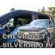 CHEVROLET SILVERADO 4D 2019+ ΣΕΤ ΑΝΕΜΟΘΡΑΥΣΤΕΣ ΑΥΤΟΚΙΝΗΤΟΥ ΑΠΟ ΕΥΚΑΜΠΤΟ ΦΙΜΕ ΠΛΑΣΤΙΚΟ HEKO - 4 ΤΕΜ.