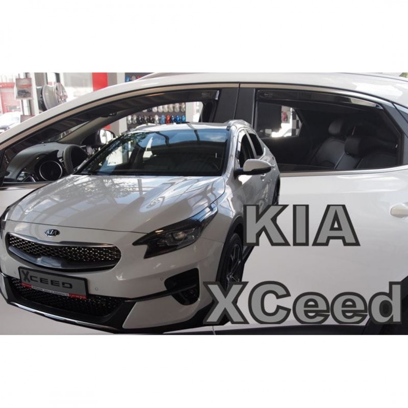 KIA XCEED 5D 2019+ ΣΕΤ ΑΝΕΜΟΘΡΑΥΣΤΕΣ ΑΥΤΟΚΙΝΗΤΟΥ ΑΠΟ ΕΥΚΑΜΠΤΟ ΦΙΜΕ ΠΛΑΣΤΙΚΟ HEKO - 4 ΤΕΜ.