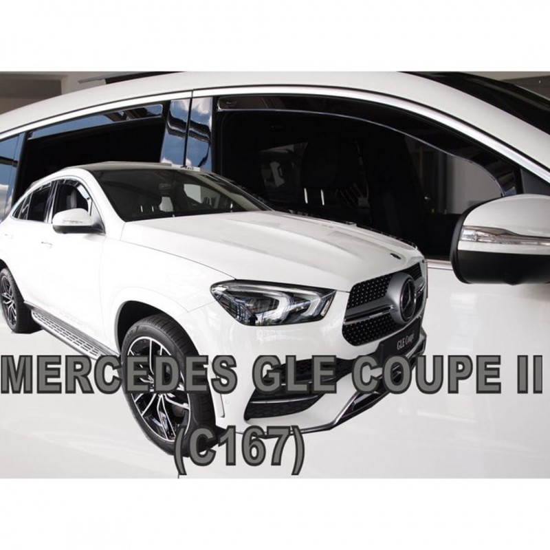 MERCEDES GLE COUPE C167 5D 2019+ ΣΕΤ ΑΝΕΜΟΘΡΑΥΣΤΕΣ ΑΥΤΟΚΙΝΗΤΟΥ ΑΠΟ ΕΥΚΑΜΠΤΟ ΦΙΜΕ ΠΛΑΣΤΙΚΟ HEKO - 4 ΤΕΜ.