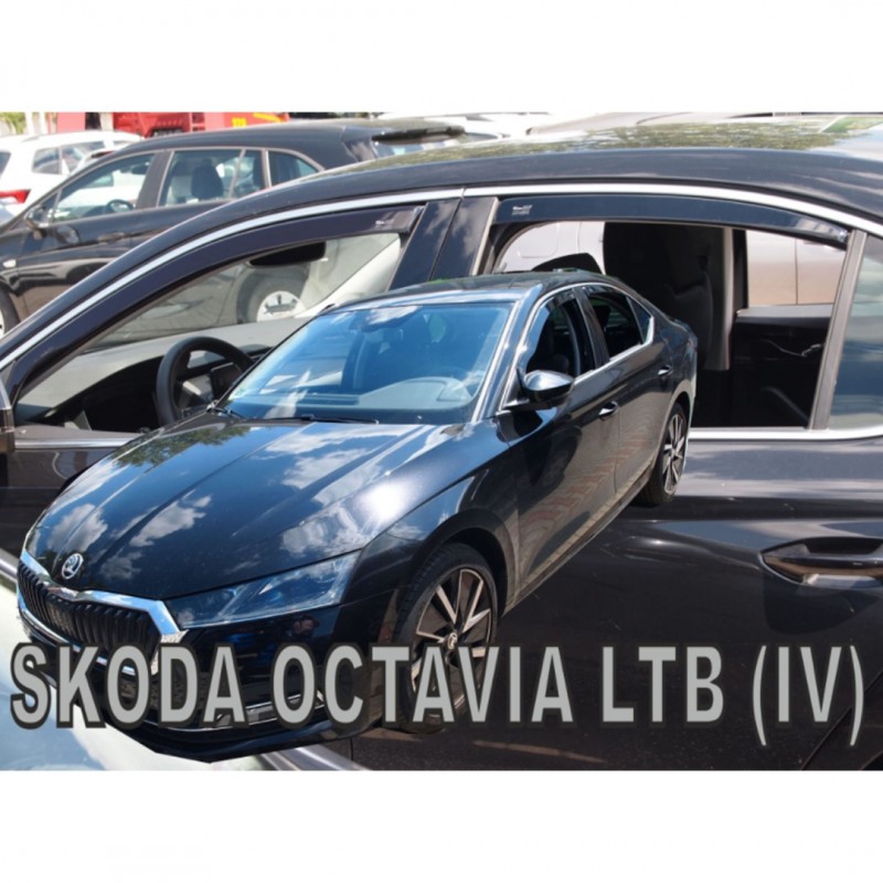 SKODA OCTAVIA IV 5D LTB 2020+ ΣΕΤ ΑΝΕΜΟΘΡΑΥΣΤΕΣ ΑΥΤΟΚΙΝΗΤΟΥ ΑΠΟ ΕΥΚΑΜΠΤΟ ΦΙΜΕ ΠΛΑΣΤΙΚΟ HEKO - 4 ΤΕΜ.