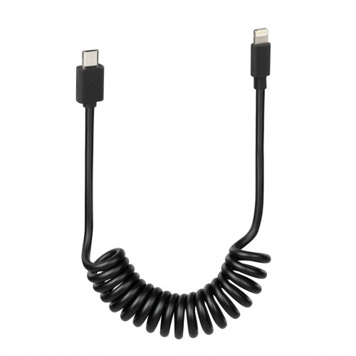 ΚΑΛΩΔΙΟ ΦΟΡΤΙΣΗΣ ΚΙΝΗΤΟΥ E-BIKE SPRING MICRO USB- APPLE 8 PIN ΣΠΙΡΑΛ 25-100cm