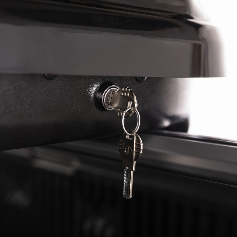 ΜΠΑΓΚΑΖΙΕΡΑ ΟΡΟΦΗΣ DIAMOND 500 DUO BLACK (ΜΑΥΡΗ/ΓΥΑΛΙΣΤΕΡΗ) MENABO