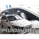 HYUNDAI IONIQ 5D 2016+  ΣΕΤ ΑΝΕΜΟΘΡΑΥΣΤΕΣ ΑΥΤΟΚΙΝΗΤΟΥ ΑΠΟ ΕΥΚΑΜΠΤΟ ΦΙΜΕ ΠΛΑΣΤΙΚΟ HEKO - 4 ΤΕΜ.