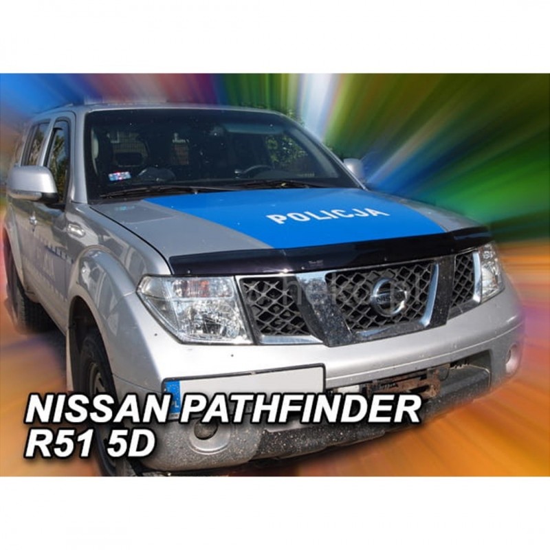 NISSAN NAVARA D40 2004-2010 / PATHFINDER 5D 2005-2012 ΑΝΕΜΟΘΡΑΥΣΤΗΣ ΚΑΠΩ ΑΥΤΟΚΙΝΗΤΟΥ ΑΠΟ ΕΥΚΑΜΠΤΟ ΦΙΜΕ ΠΛΑΣΤΙΚΟ HEKO - 1 ΤΕΜ.