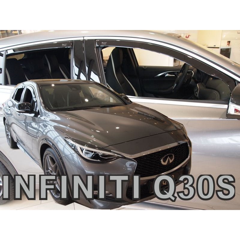 INFINITY Q30S 5D 2015-2019 ΣΕΤ ΑΝΕΜΟΘΡΑΥΣΤΕΣ ΑΥΤΟΚΙΝΗΤΟΥ ΑΠΟ ΕΥΚΑΜΠΤΟ ΦΙΜΕ ΠΛΑΣΤΙΚΟ HEKO - 4 ΤΕΜ.