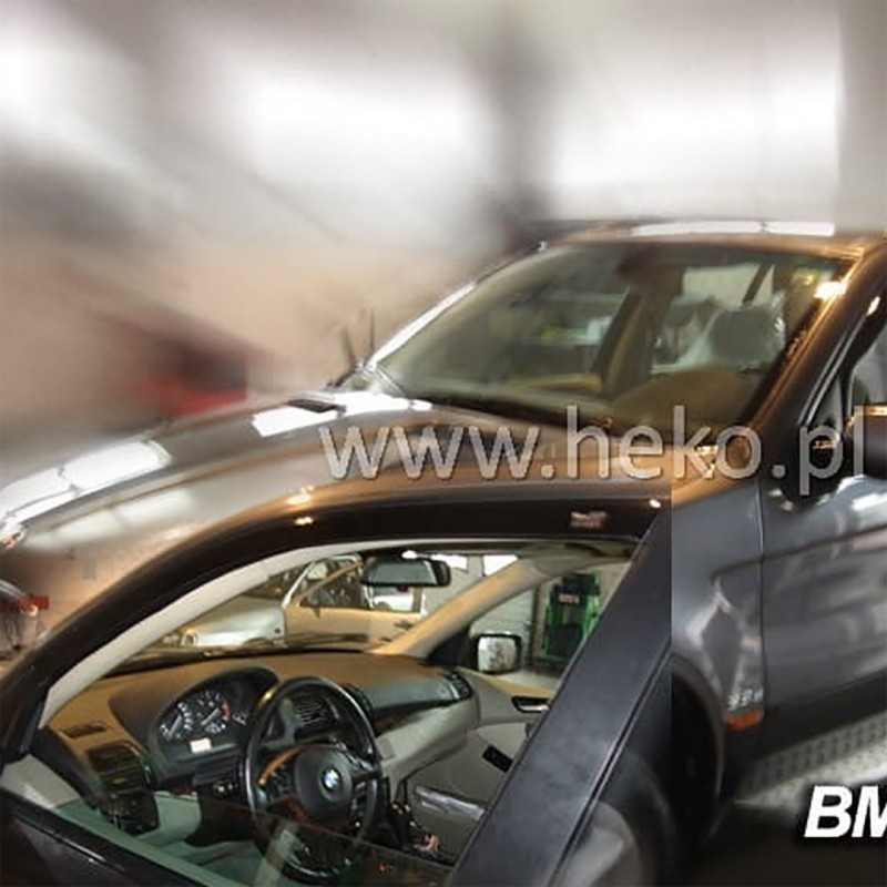 BMW X5 5D E53 1999-2006 / SSANGYONG CEO 2001+ ΖΕΥΓΑΡΙ ΑΝΕΜΟΘΡΑΥΣΤΕΣ ΑΠΟ ΕΥΚΑΜΠΤΟ ΦΙΜΕ ΠΛΑΣΤΙΚΟ HEKO - 2 ΤΕΜ.