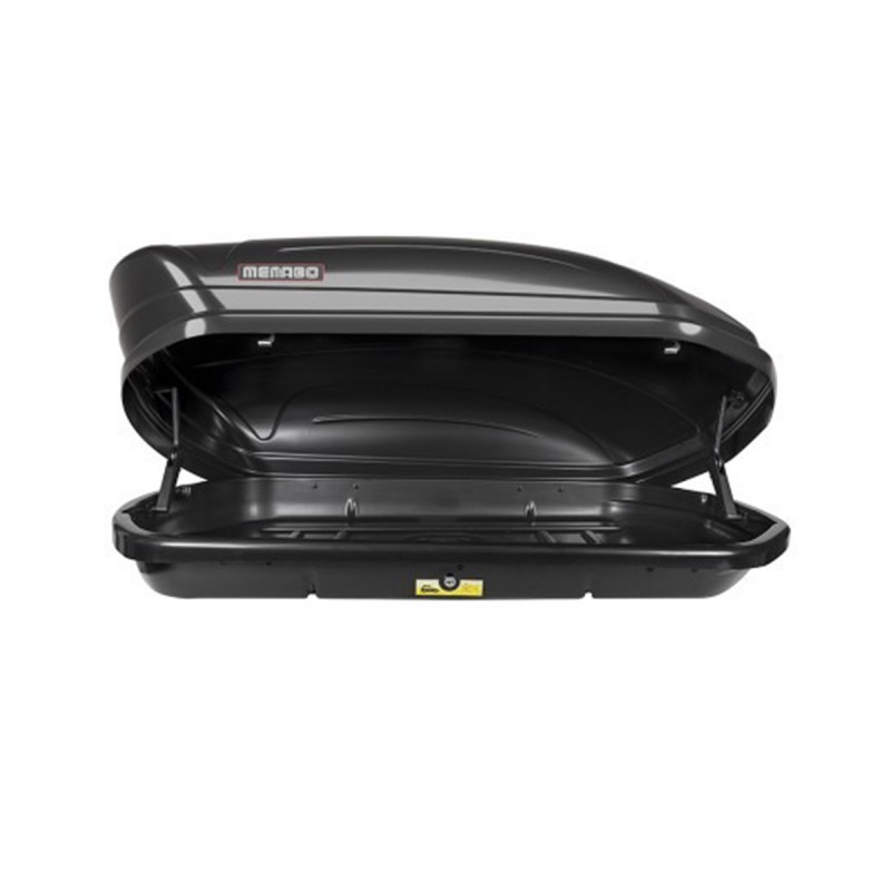 Menabo - Μπαγκαζιέρα Οροφής Mania 320 Black σε Μαύρο Χρώμα με Γυαλιστερή Υφή - 1 τεμ. (3610/MB)