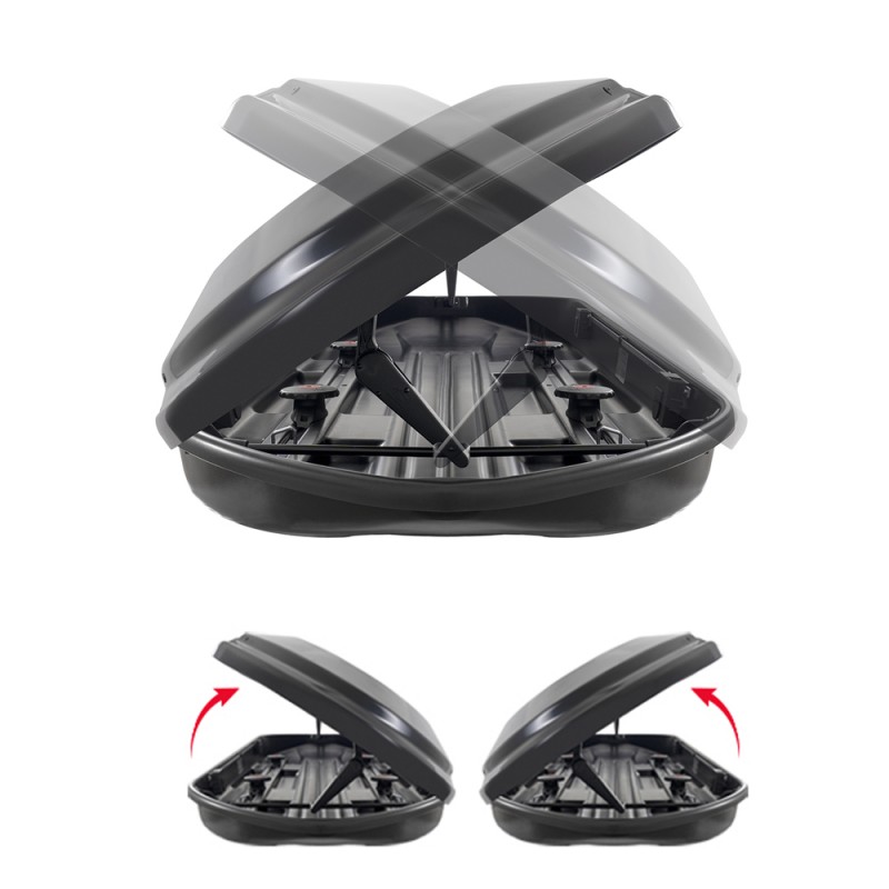 ΜΠΑΓΚΑΖΙΕΡΑ ΟΡΟΦΗΣ DIAMOND 500 DUO BLACK (ΜΑΥΡΗ/ΓΥΑΛΙΣΤΕΡΗ) MENABO