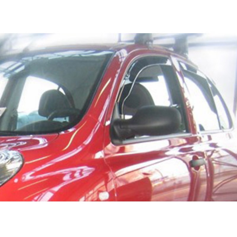 NISSAN MICRA K12 5D 2002-2009 ΖΕΥΓΑΡΙ ΑΝΕΜΟΘΡΑΥΣΤΕΣ ΑΠΟ ΕΥΚΑΜΠΤΟ ΦΙΜΕ ΠΛΑΣΤΙΚΟ HEKO - 2 ΤΕΜ.