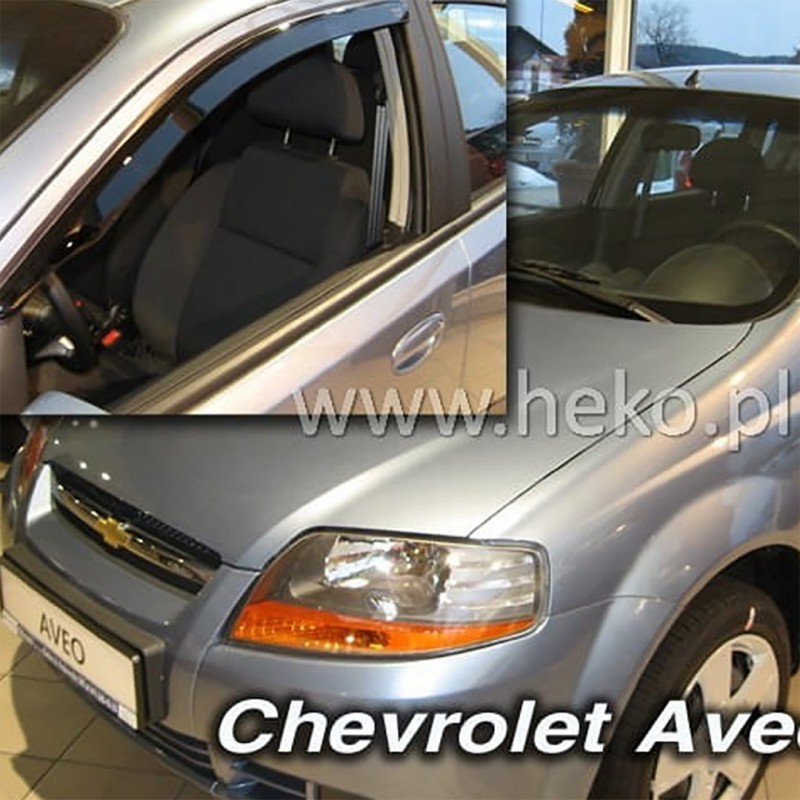 CHEVROLET MATIZ - SPARK M200 5D 2005-2010 HTB ΖΕΥΓΑΡΙ ΑΝΕΜΟΘΡΑΥΣΤΕΣ ΑΠΟ ΕΥΚΑΜΠΤΟ ΦΙΜΕ ΠΛΑΣΤΙΚΟ HEKO - 2 ΤΕΜ.