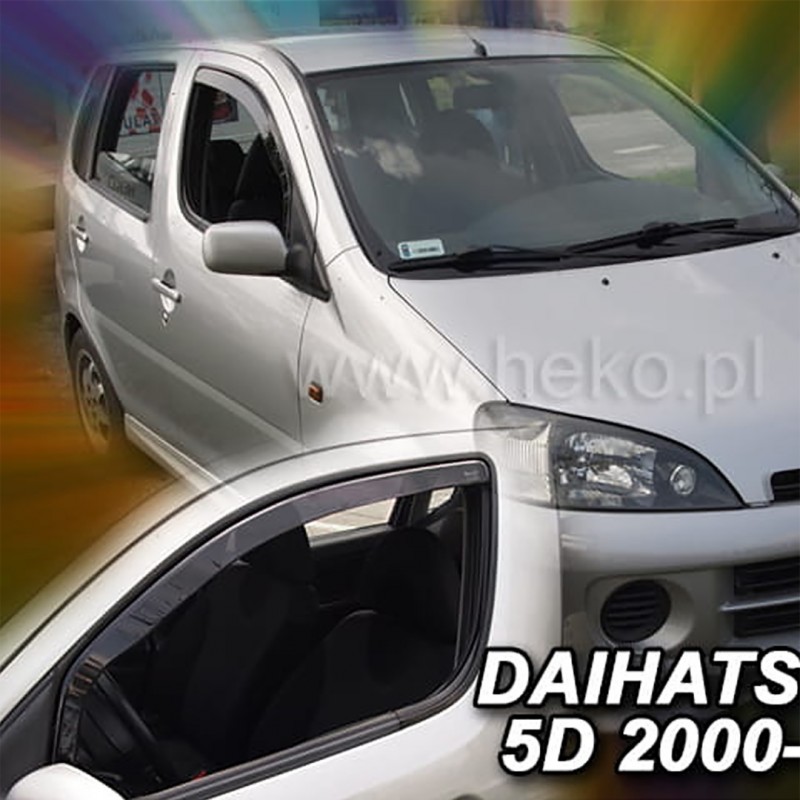 DAIHATSU YRV 5D 2000-2005 ΖΕΥΓΑΡΙ ΑΝΕΜΟΘΡΑΥΣΤΕΣ ΑΠΟ ΕΥΚΑΜΠΤΟ ΦΙΜΕ ΠΛΑΣΤΙΚΟ HEKO - 2 ΤΕΜ.