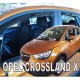 OPEL CROSSLAND X 5D 2017+ ΣΕΤ ΑΝΕΜΟΘΡΑΥΣΤΕΣ ΑΥΤΟΚΙΝΗΤΟΥ ΑΠΟ ΕΥΚΑΜΠΤΟ ΦΙΜΕ ΠΛΑΣΤΙΚΟ HEKO - 4 ΤΕΜ.