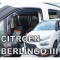 CITROEN BERLINGO III/PEUGEOT RIFTER/OPEL COMBO E 4D/5D LOV 2018+ ΣΕΤ ΑΝΕΜΟΘΡΑΥΣΤΕΣ ΑΥΤΟΚΙΝΗΤΟΥ ΑΠΟ ΕΥΚΑΜΠΤΟ ΦΙΜΕ ΠΛΑΣΤΙΚΟ HEKO - 4 ΤΕΜ.