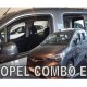 CITROEN BERLINGO III/PEUGEOT RIFTER/OPEL COMBO E 4D/5D LOV 2018+ ΣΕΤ ΑΝΕΜΟΘΡΑΥΣΤΕΣ ΑΥΤΟΚΙΝΗΤΟΥ ΑΠΟ ΕΥΚΑΜΠΤΟ ΦΙΜΕ ΠΛΑΣΤΙΚΟ HEKO - 4 ΤΕΜ.