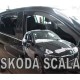 SKODA SCALA 5D 2019+ ΣΕΤ ΑΝΕΜΟΘΡΑΥΣΤΕΣ ΑΥΤΟΚΙΝΗΤΟΥ ΑΠΟ ΕΥΚΑΜΠΤΟ ΦΙΜΕ ΠΛΑΣΤΙΚΟ HEKO - 4 ΤΕΜ.