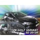 VW GOLF 7 VARIANT 5D 2013R->(+OT) ΣΕΤ ΑΝΕΜΟΘΡΑΥΣΤΕΣ ΑΥΤΟΚΙΝΗΤΟΥ ΑΠΟ ΕΥΚΑΜΠΤΟ ΦΙΜΕ ΠΛΑΣΤΙΚΟ HEKO - 4 ΤΕΜ.