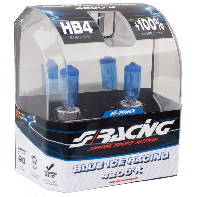 HB4 12V/55W 90 4.200K BLUE ICE RACING