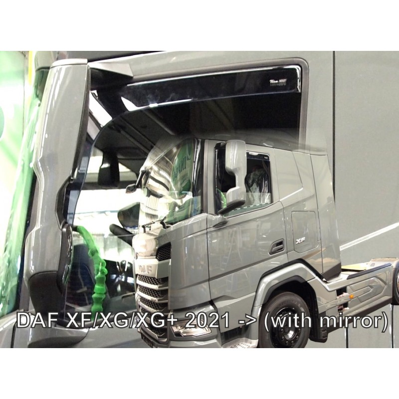 DAF XF/XG/XG+ 2021+ ΜΕ ΚΑΘΡΕΠΤΗ  ΖΕΥΓΑΡΙ ΑΝΕΜΟΘΡΑΥΣΤΕΣ ΦΟΡΤΗΓΟΥ ΑΠΟ ΕΥΚΑΜΠΤΟ ΦΙΜΕ ΠΛΑΣΤΙΚΟ HEKO - 2 ΤΕΜ.