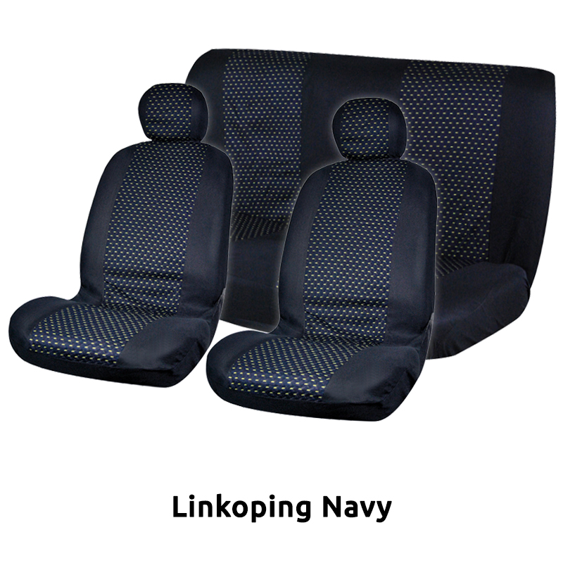 ΚΑΛΥΜΜΑΤΑ ΣΕΤ Α' ΠΟΙΟΤΗΤΑ VELOUR-JACQUARD 6 ΤΜΧ Linkoping Navy - 11414