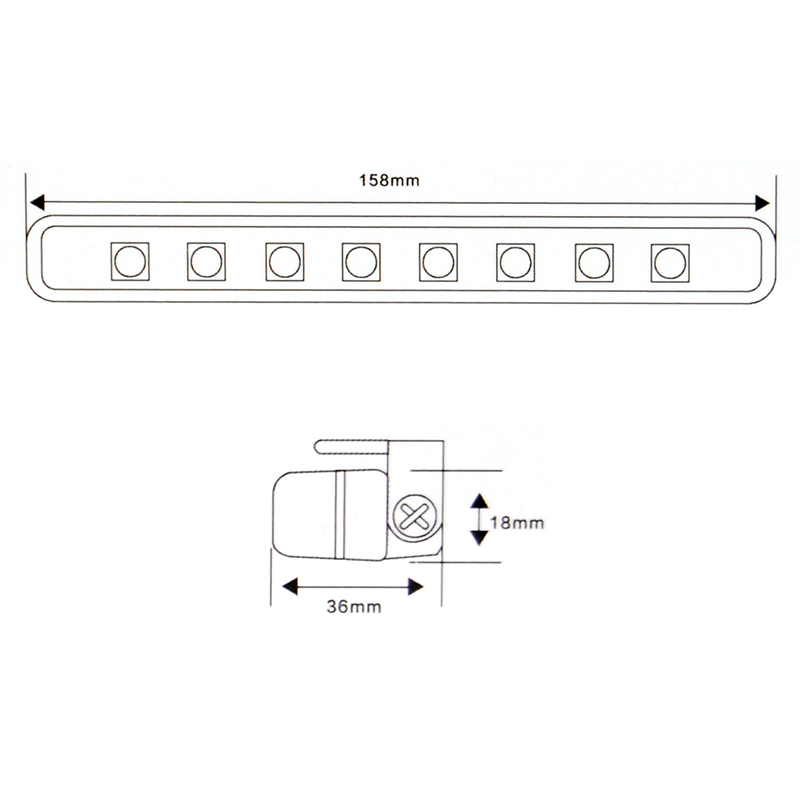 ΦΩΤΑ ΜΕΡΑΣ LED SLIM 12V