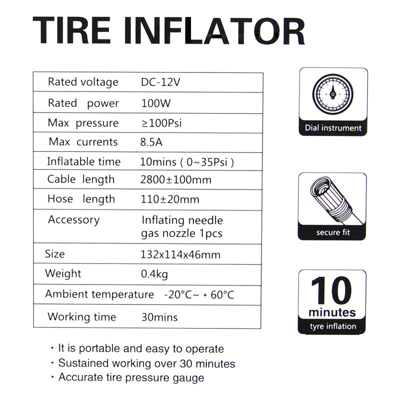 ΚΟΜΦΛΕΡ 100W 100PSI