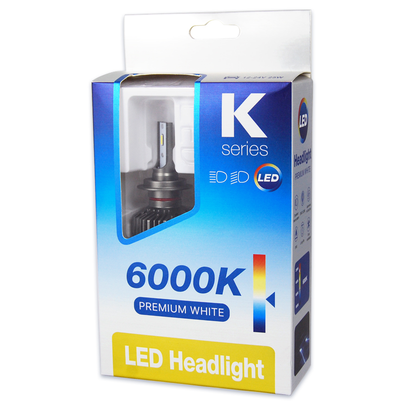 ΣΥΣΤΗΜΑ LED K6 H7 23W 4200LM, 6000K