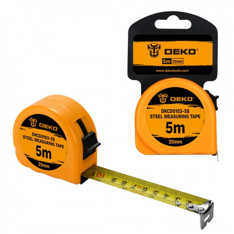 Μέτρο 5mX25mm DEKO DKCD0103-5S