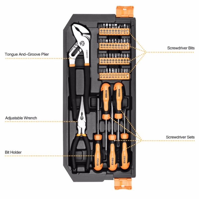 Σετ 192 Εργαλείων Χειρός DEKO DKMT192
