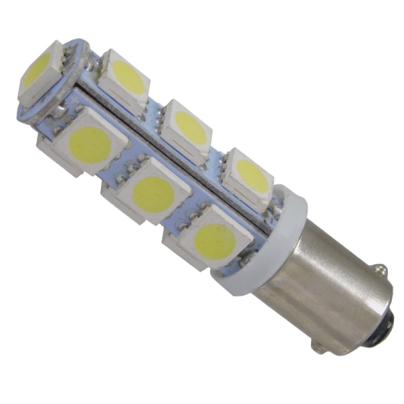 Λαμπτήρας LED Ba9s με 13 SMD 5050 Ψυχρό Λευκό GloboStar 37341